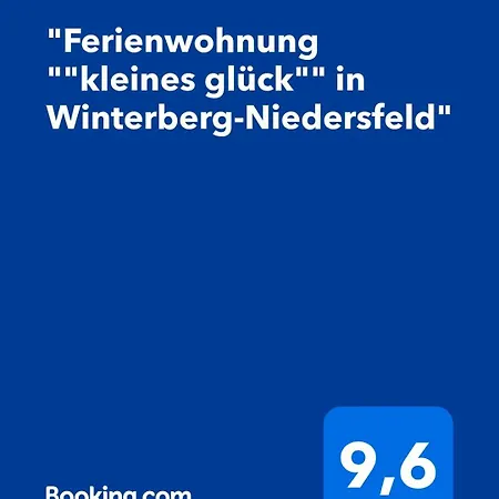 Kleines Glück In Winterberg-niedersfeld Apartamento